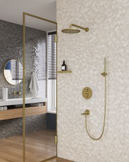 Душевой комплект Timo Saona SX-2379/17SM золото матовое